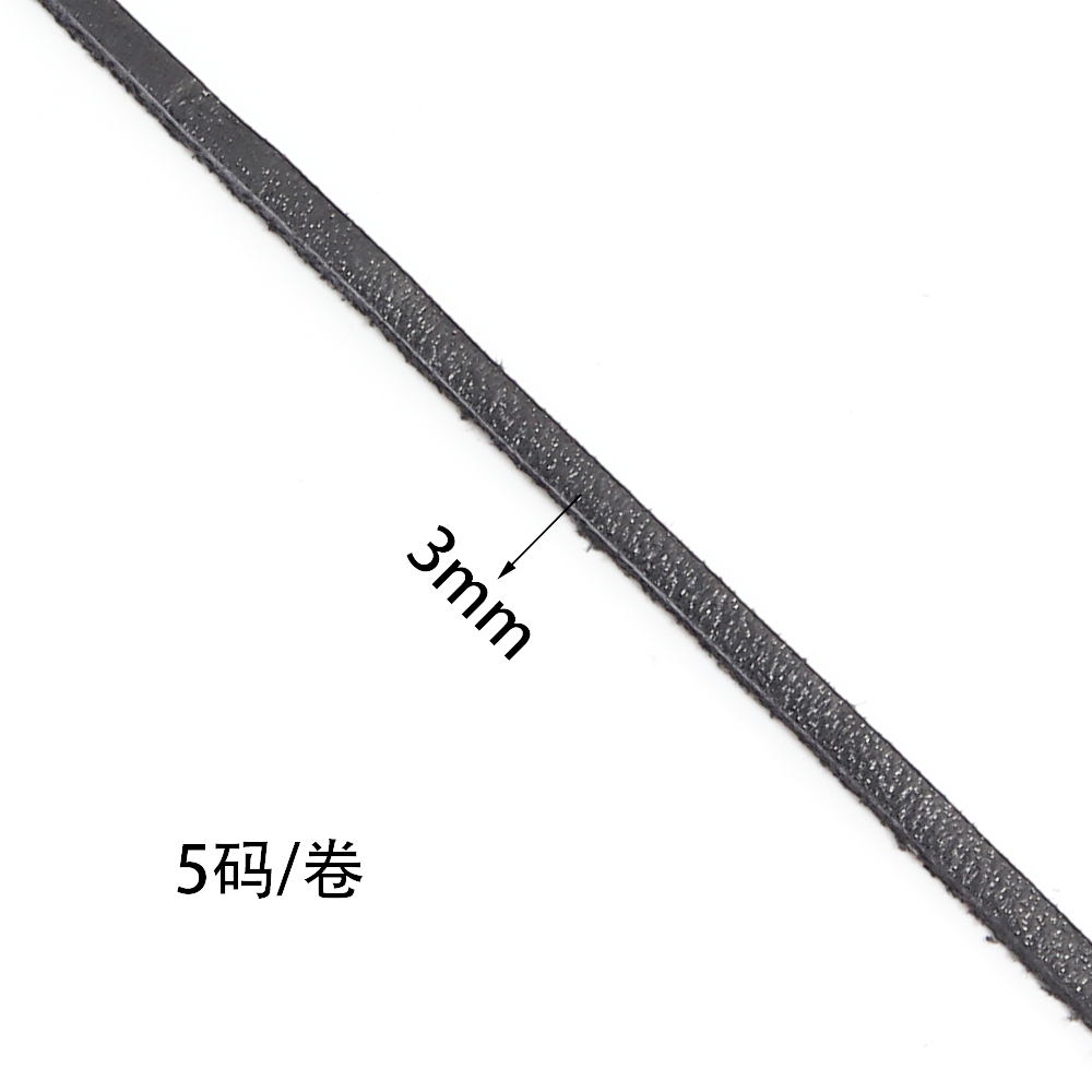 5yards 3mm Genuine Cow Leather - đánh giá và giá Braided Line