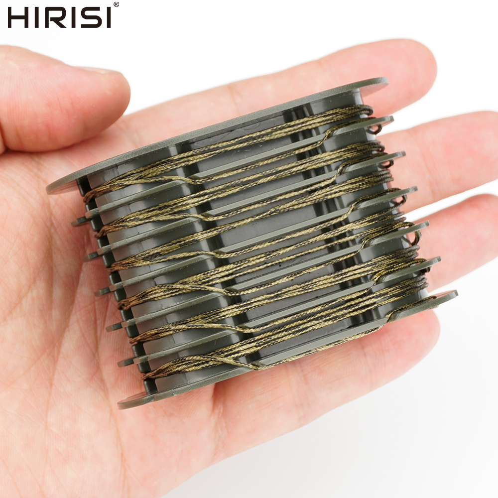 Hirisi Braided Lead Core Carp  - đánh giá và giá Leader Line