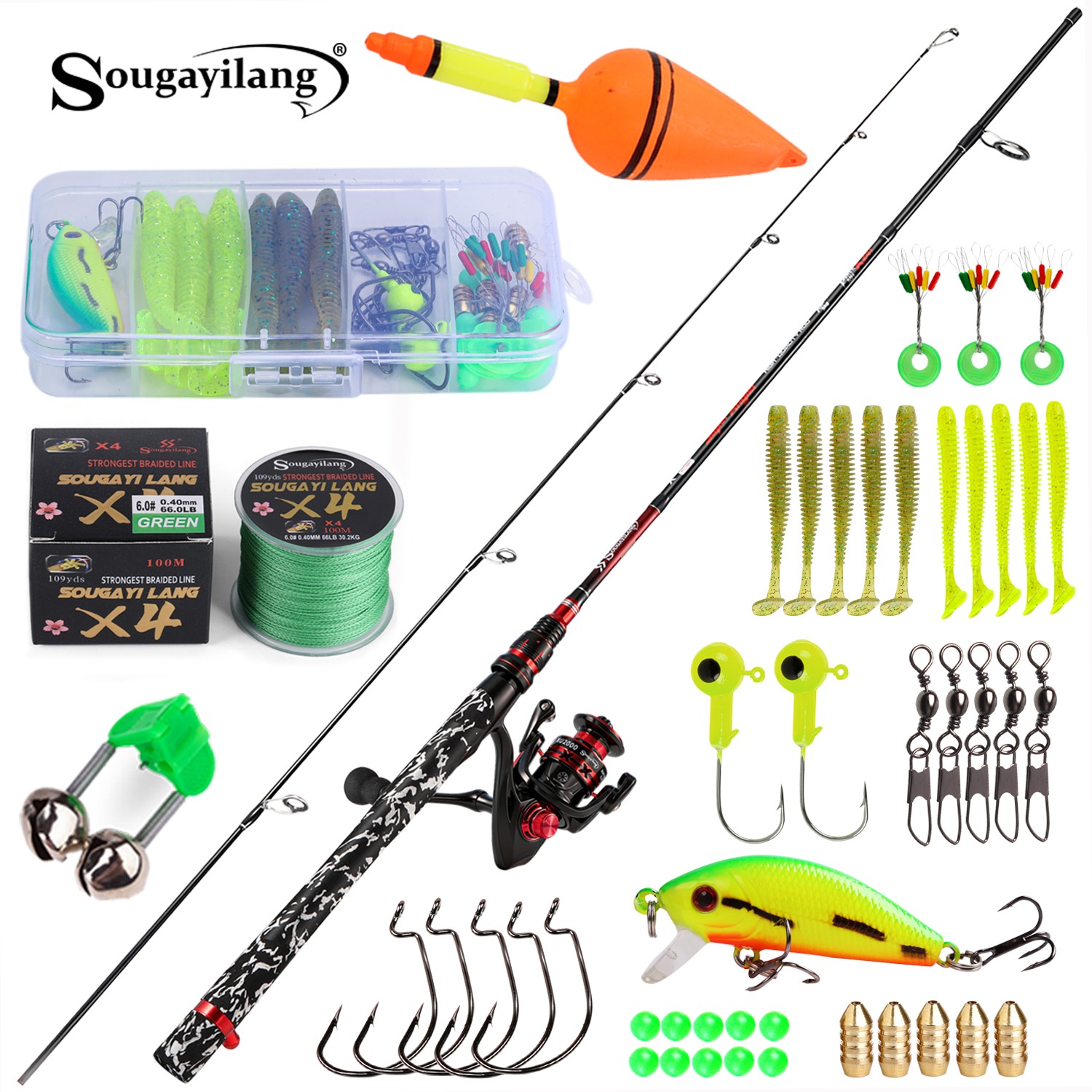 Sougayilang Spinning Fishing R - đánh giá và giá Freshwater Line