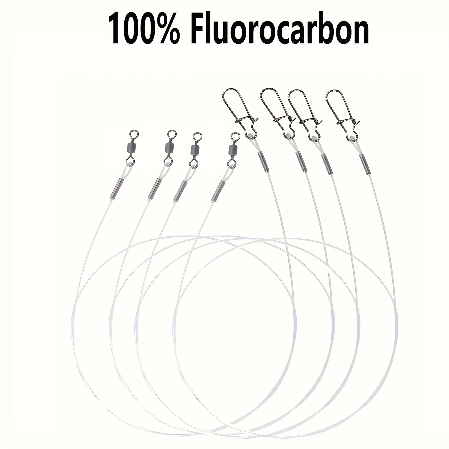 12Pcs 100% Fluorocarbon Fishin - đánh giá và giá Fluorocarbon Line