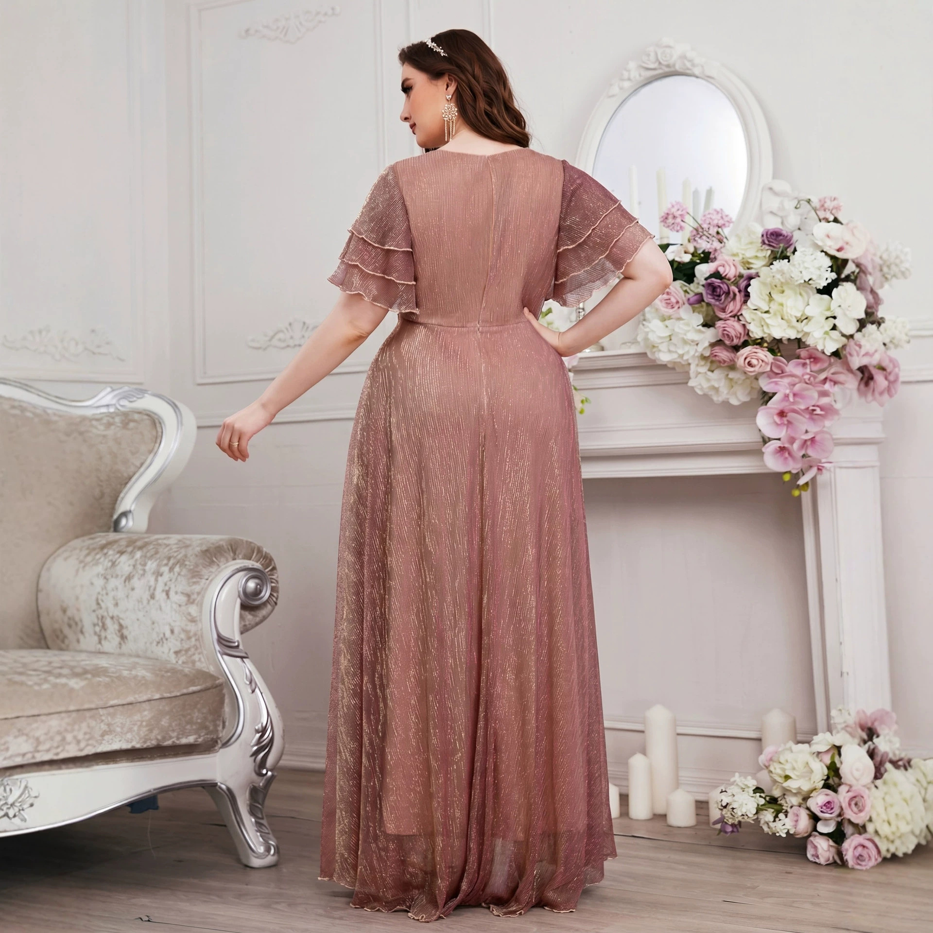 Luxury Curvy Blush Gold Glitte - đánh giá và giá Fly Line