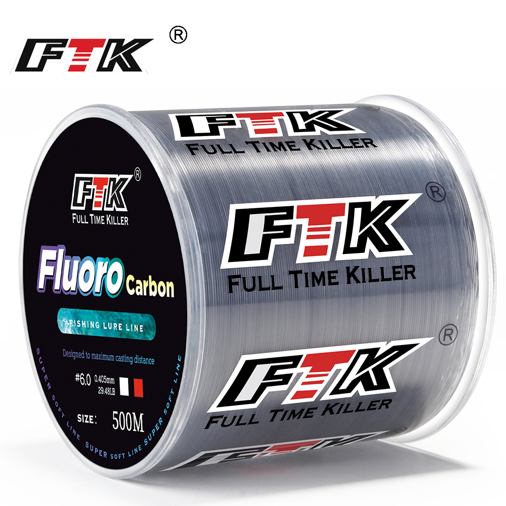 FTK Fishing Line 300M / 500M C - đánh giá và giá Fluorocarbon Line