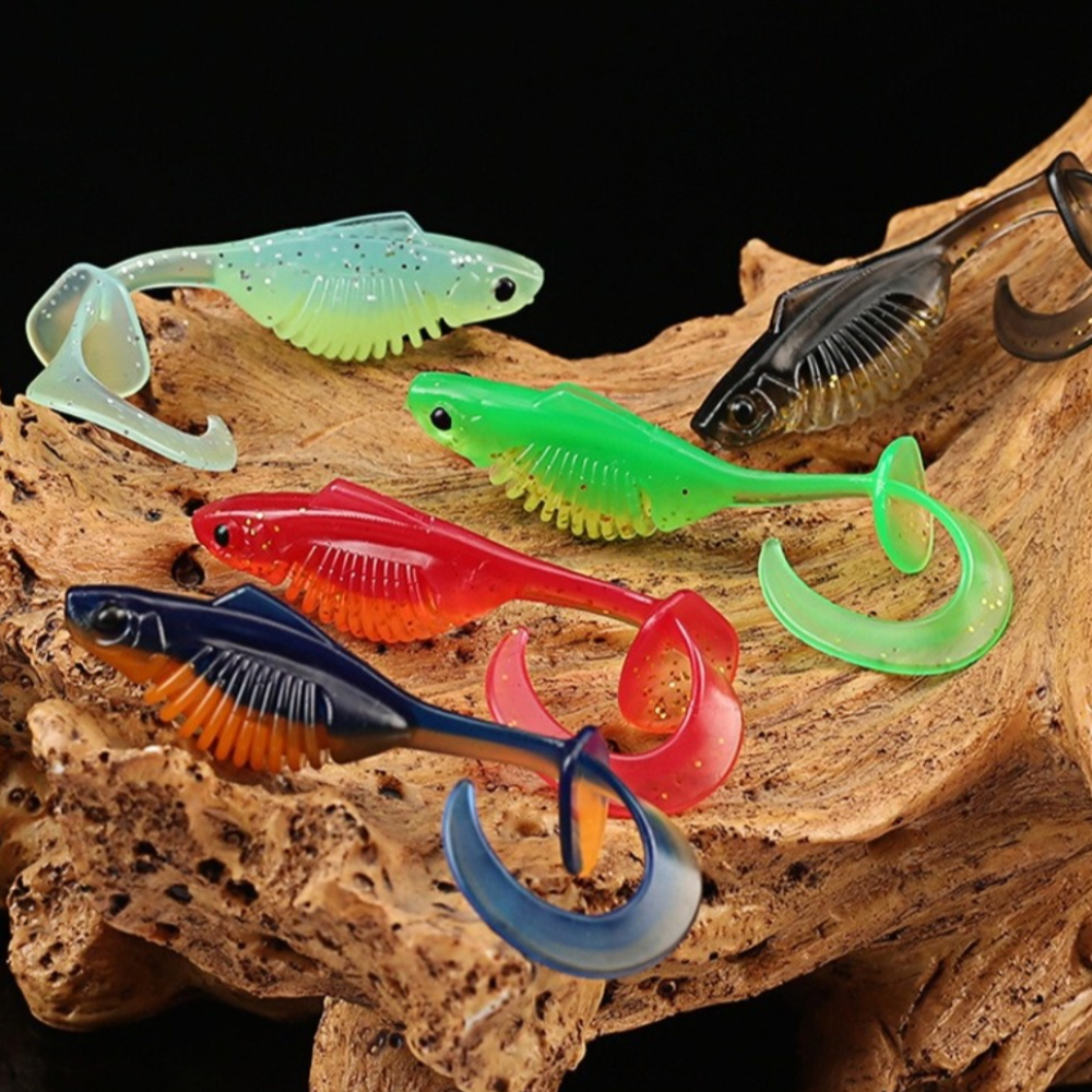 10PCS PVC Fishing Soft Lures 6 - đánh giá và giá Ice Fishing Line