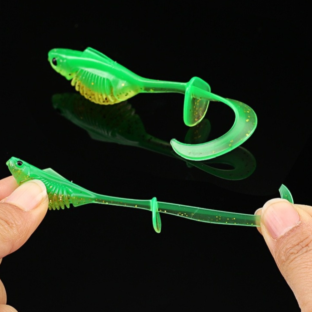 10PCS PVC Fishing Soft Lures 6 - đánh giá và giá Ice Fishing Line