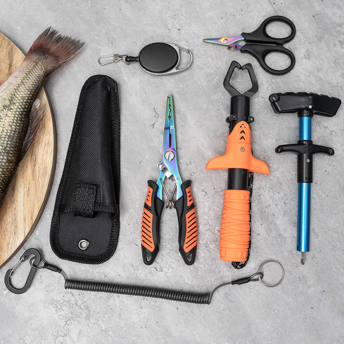 7-piece fishing tool set, prof - đánh giá và giá Freshwater Line