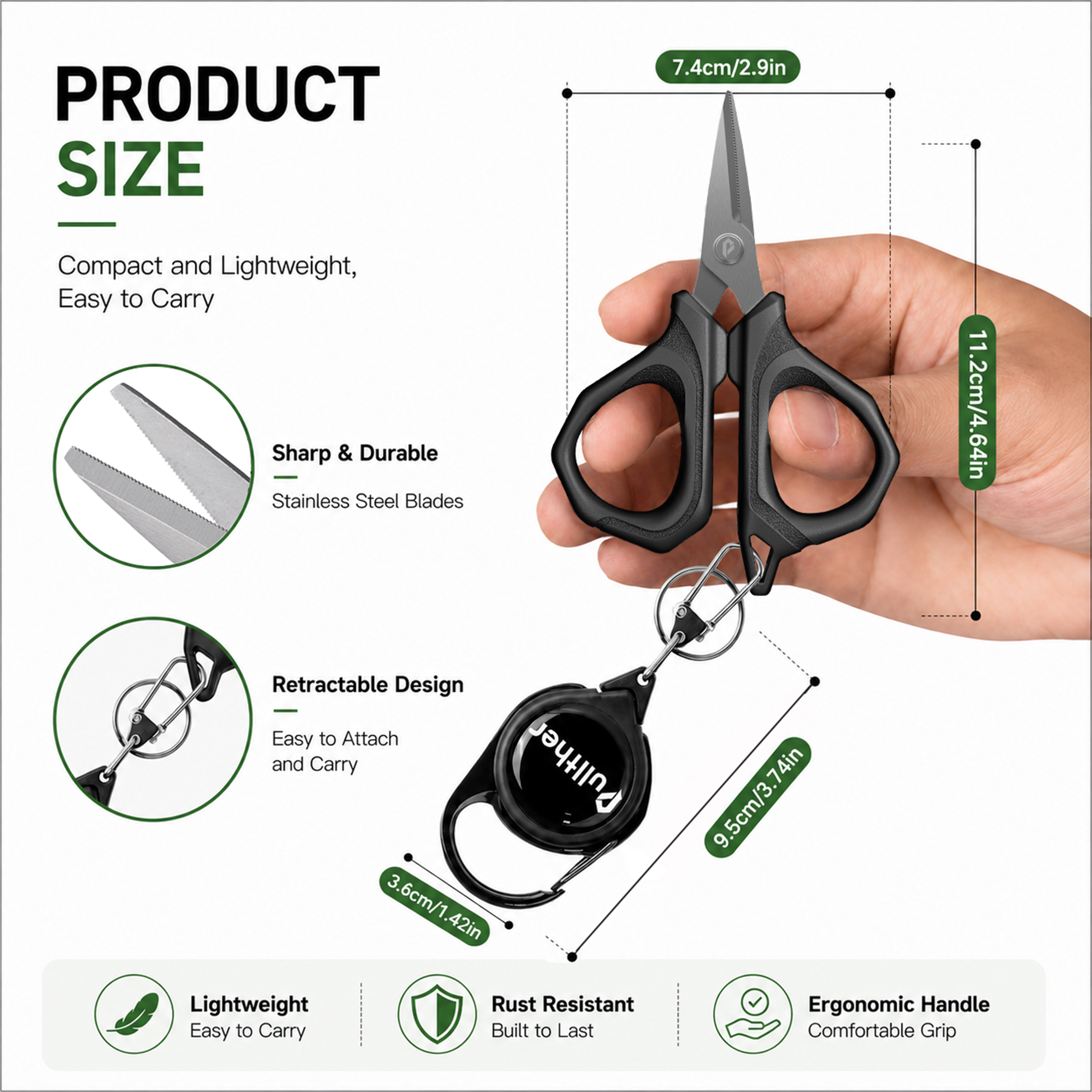 Fishing Scissors Stainless Ste - đánh giá và giá Fishing Line Cutter