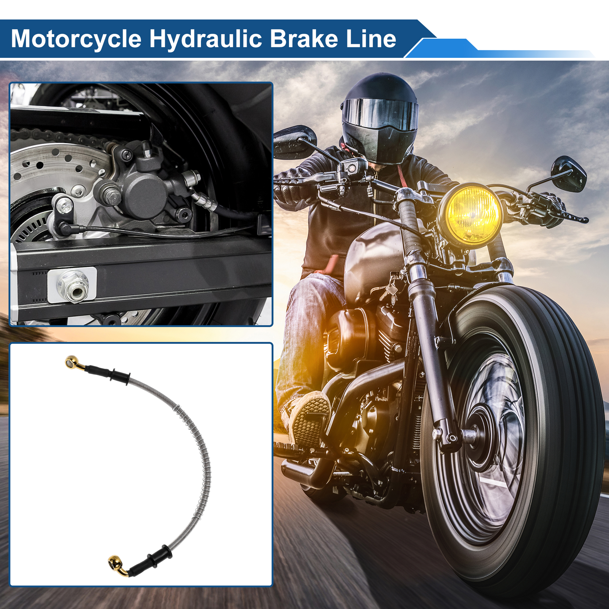 Motoforti 40cm Motorcycle Brak - đánh giá và giá Braided Line