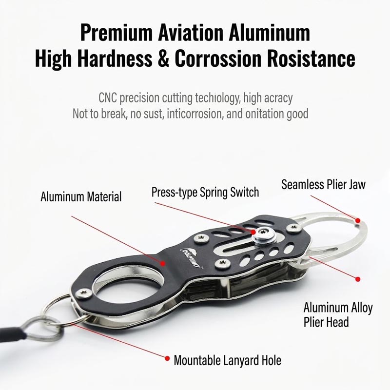 Micro Fishing Pliers and Fish  - đánh giá và giá Fishing Line Cutter