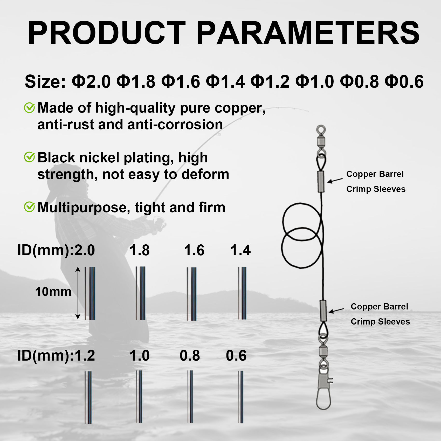 Aventik 100-240pcs Fishing Bar - đánh giá và giá Leader Line
