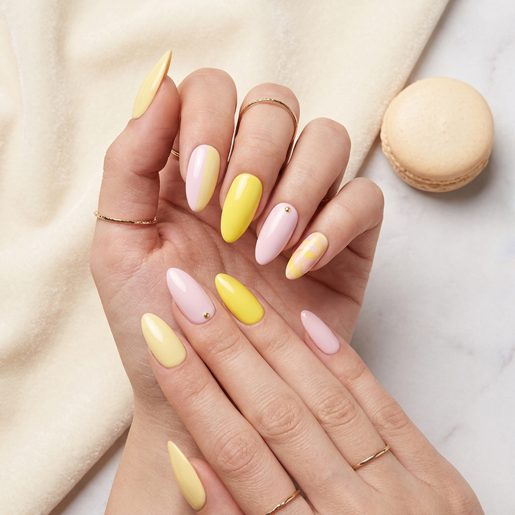 3 Colors Macaron Blush Pale Ye - đánh giá và giá Copolymer Line