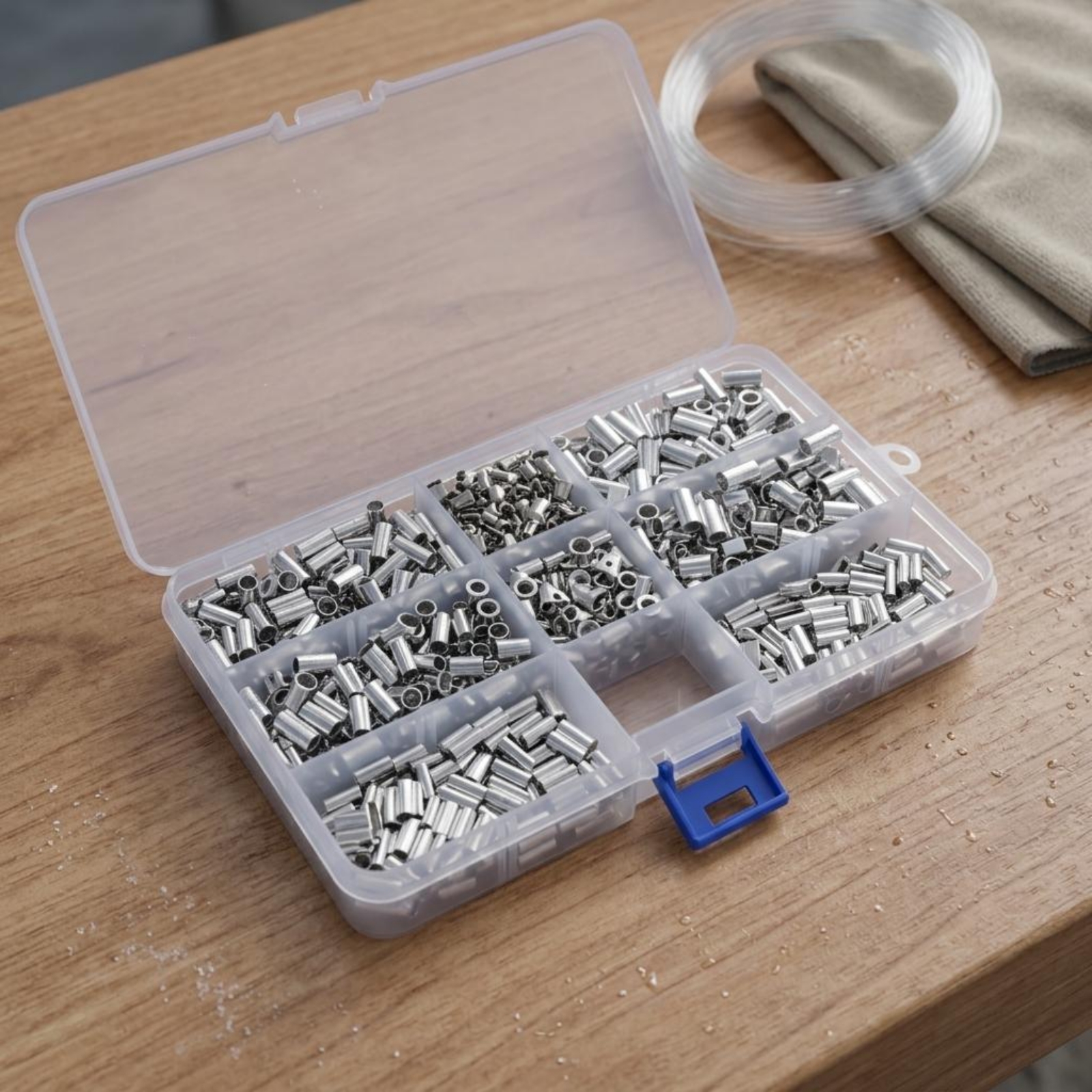 600 Pieces Fishing Line Crimp  - đánh giá và giá Leader Line