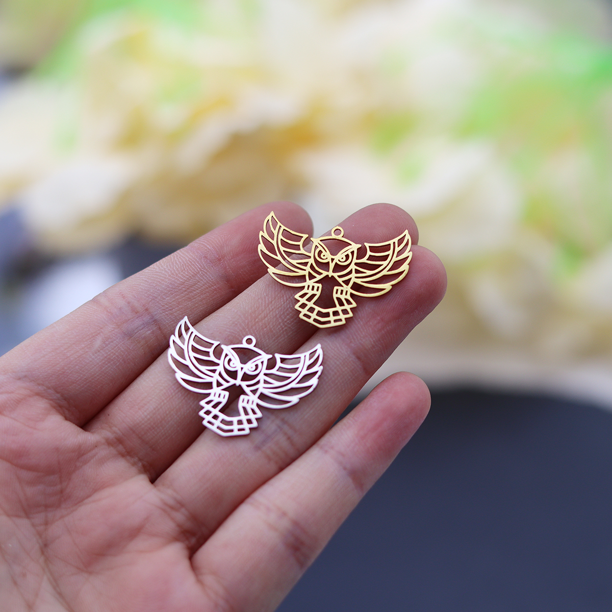 3pcs Owl Stainless Steel Charm - đánh giá và giá Fly Line