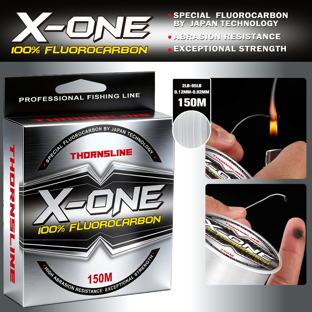 Thornsline 100% Fluorocarbon F - đánh giá và giá Fluorocarbon Line