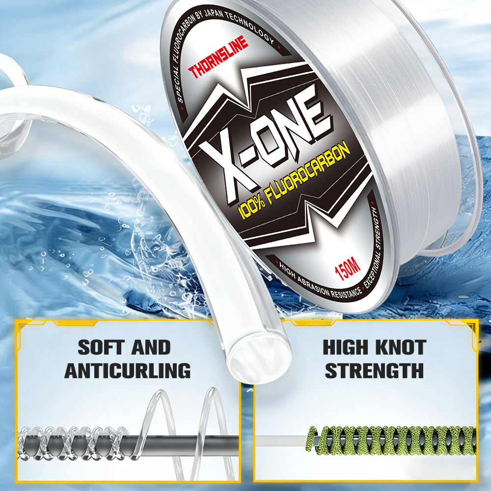 Thornsline 100% Fluorocarbon F - đánh giá và giá Fluorocarbon Line