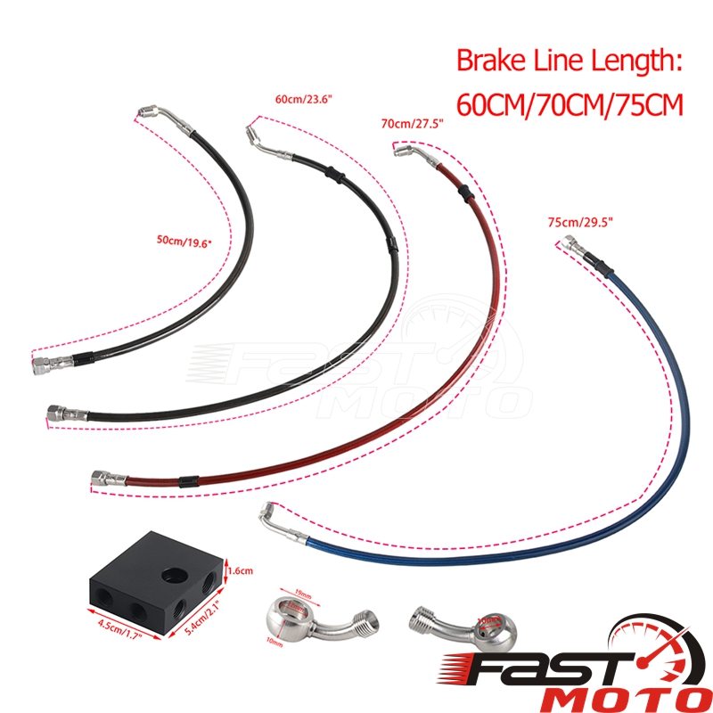 Motorcycle Brake Line Kit ABS  - đánh giá và giá Braided Line