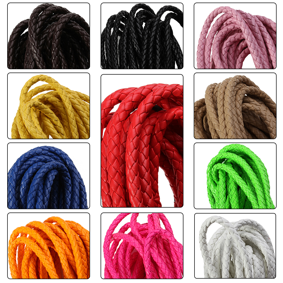 5 Yards/lot 6/7mm Braided Leat - đánh giá và giá Braided Line