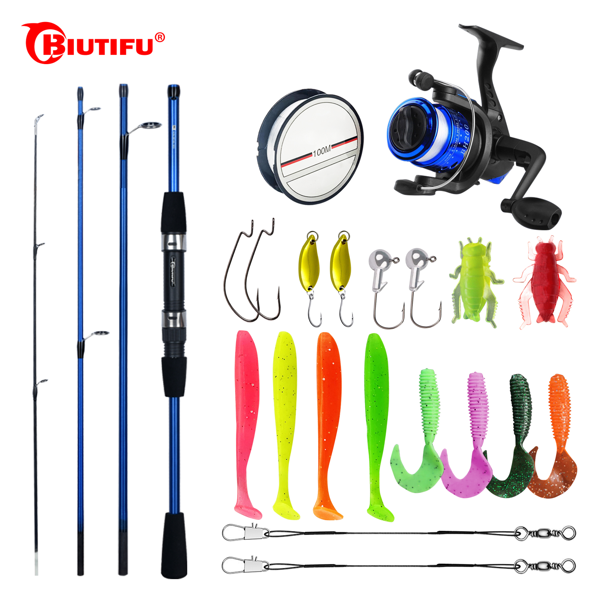 BIUTIFU Spinning Fishing Rod S - đánh giá và giá Freshwater Line