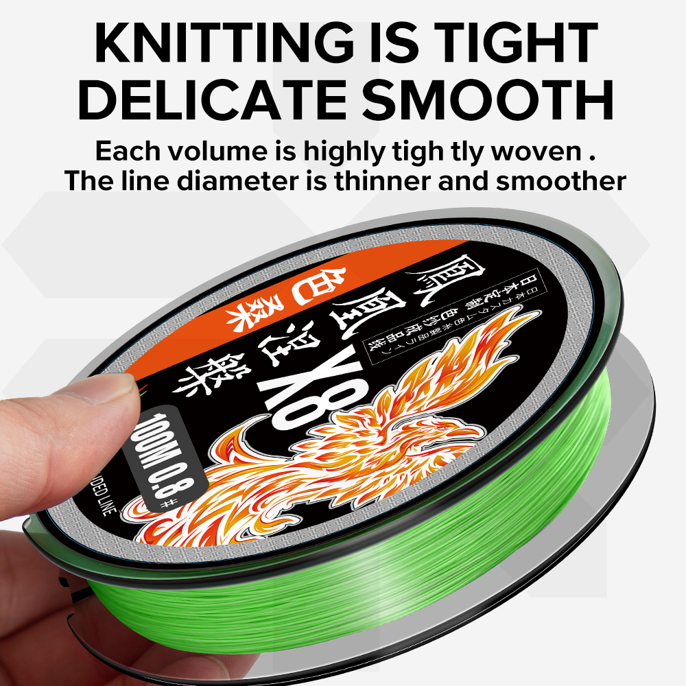 ZUKIBO Phoenix 8 Strand PE Bra - đánh giá và giá Ice Fishing Line