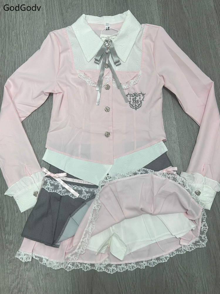 Spring Y2K Princess Outfits Wo - đánh giá và giá Fly Line