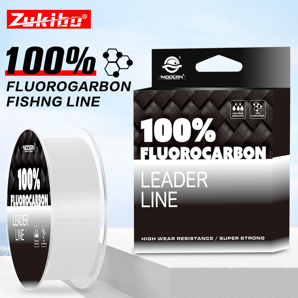 ZUKIBO 100% Fluorocarbon Fishi - đánh giá và giá Fluorocarbon Line